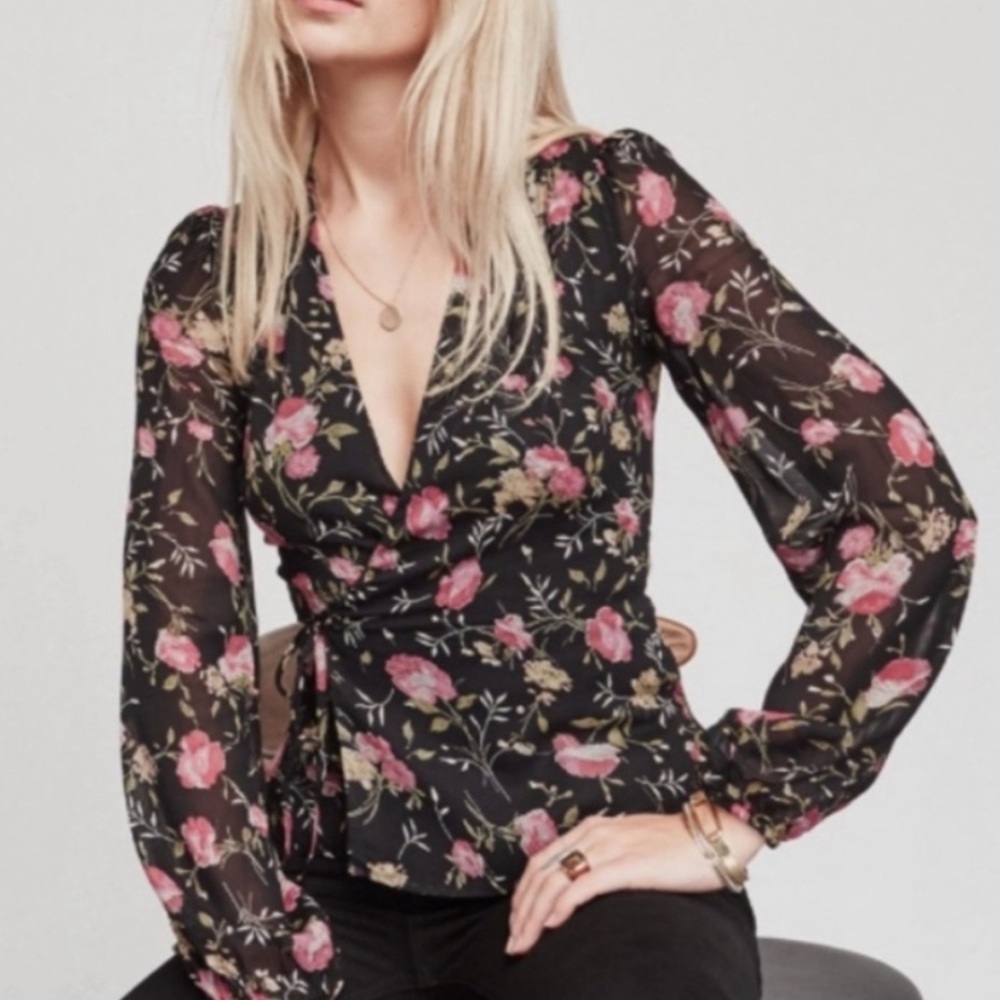 Reformation Stevie Top - Carondelet Floral Print